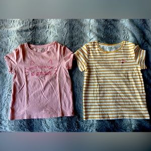 Set of 2 Kiabi Girls T-Shirts